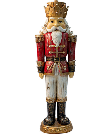 Classic Nutcracker Soldier with Christmas LEDs 92cm