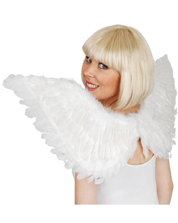 Large White Feather Wings