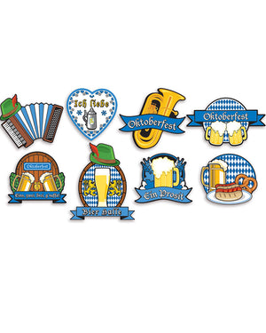 Oktoberfest Celebration Cutouts Pack of 8