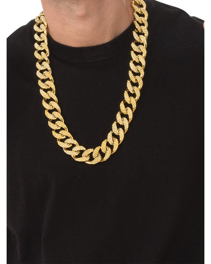 90s Old School Rapper Hat Chain Ring and Sunglasses Kit