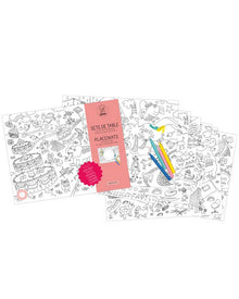 Party Colouring Placemats Pack of 24