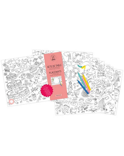 Party Colouring Placemats Pack of 24