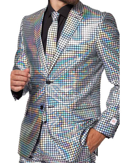70s Opposuit Discoballer Premium Mens Suit