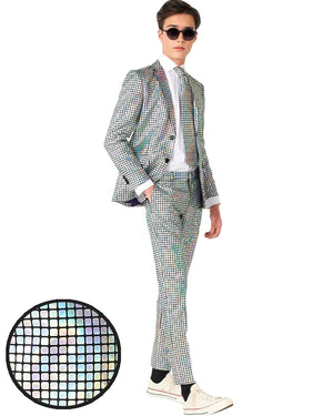 70s Opposuit Discoballer Premium Teen Boys Costume