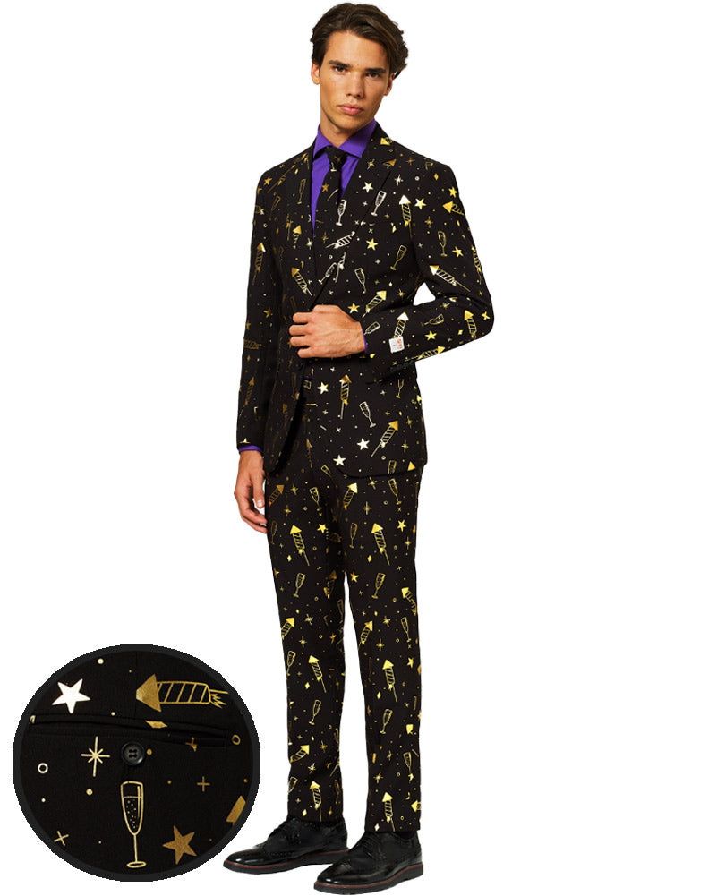 Opposuit Fancy Fireworks Premium Mens Suit