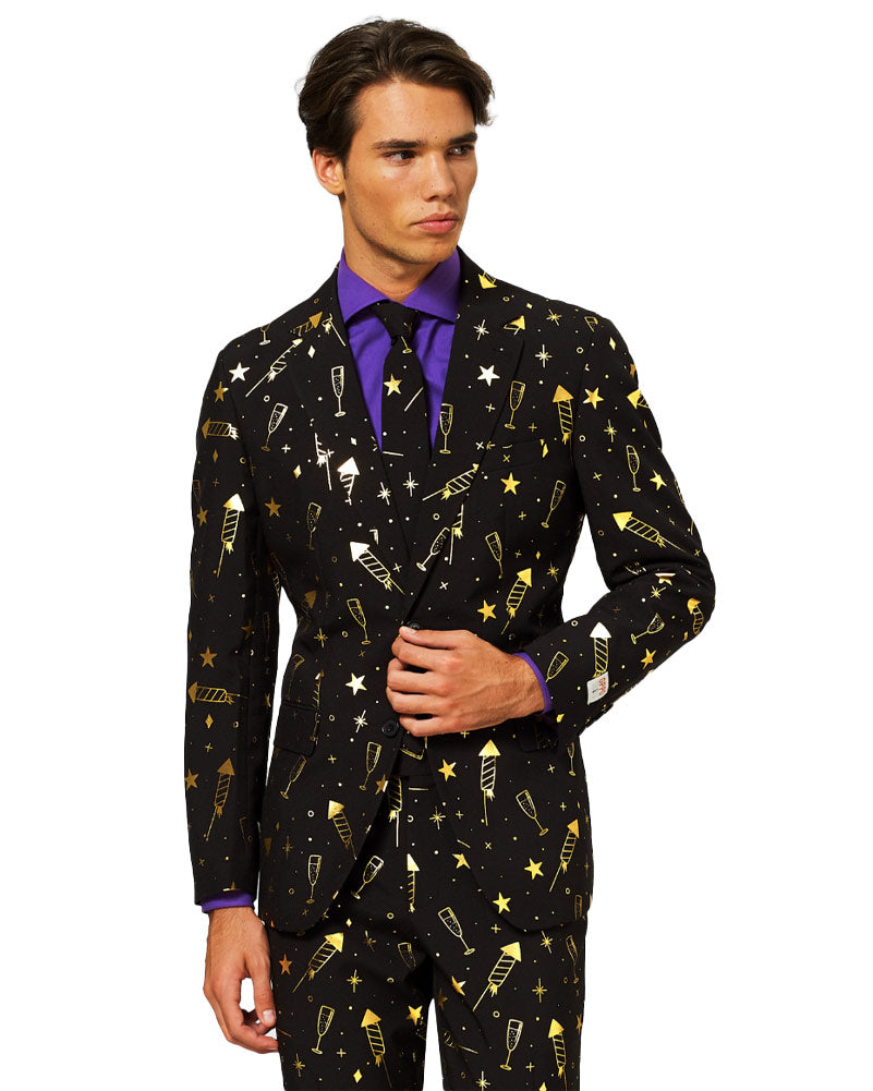 Opposuit Fancy Fireworks Premium Mens Suit