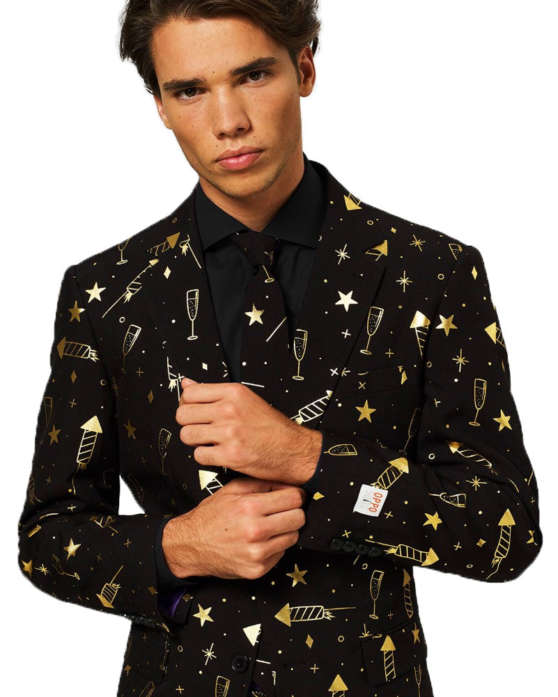Opposuit Fancy Fireworks Premium Mens Suit
