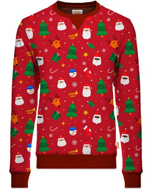 Opposuit Festivity Red Mens Christmas Sweater
