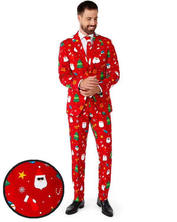 Opposuit Festivity Red Premium Mens Christmas Suit