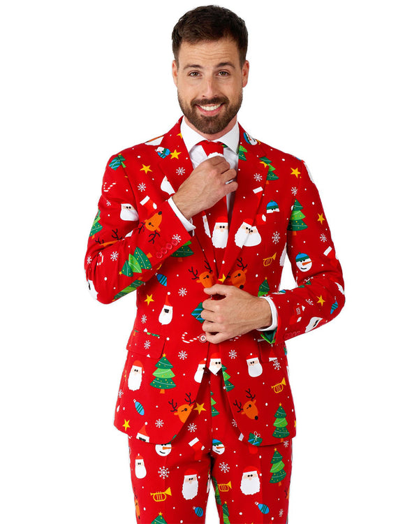 Opposuit Festivity Red Premium Mens Christmas Suit