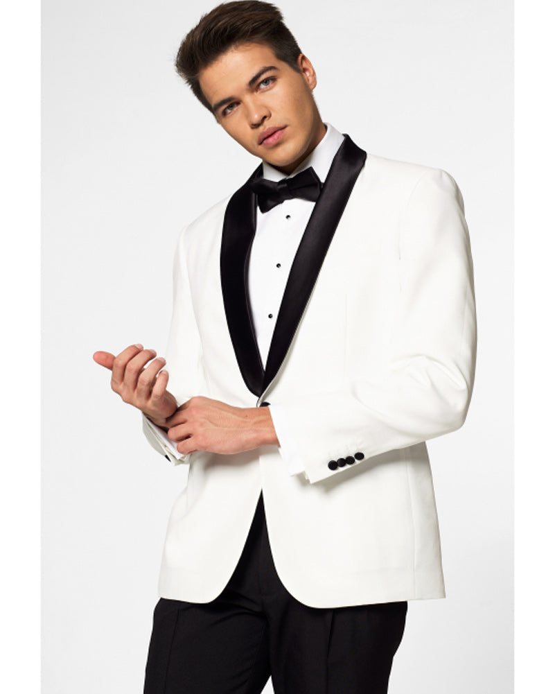 Opposuit Pearly White Tuxedo Premium Mens Costume