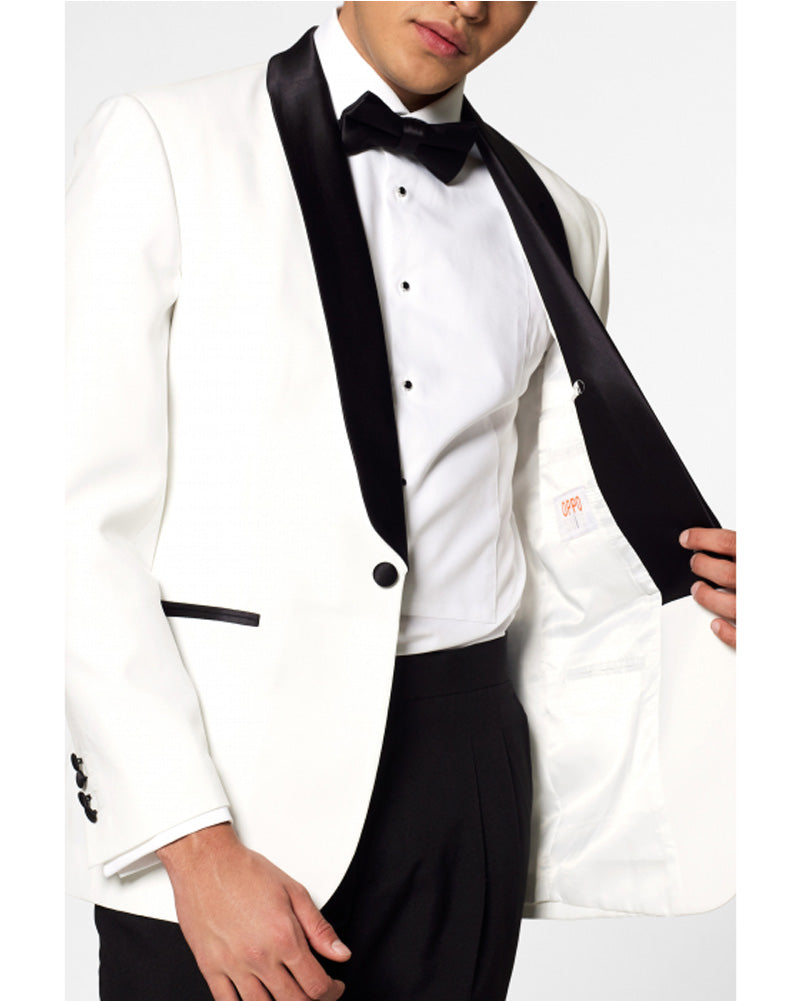 Opposuit Pearly White Tuxedo Premium Mens Costume