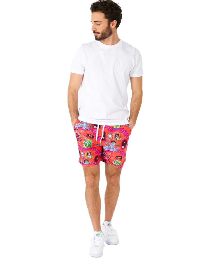 Opposuit Rick and Morty Surreal Summer Combo Swim Suit