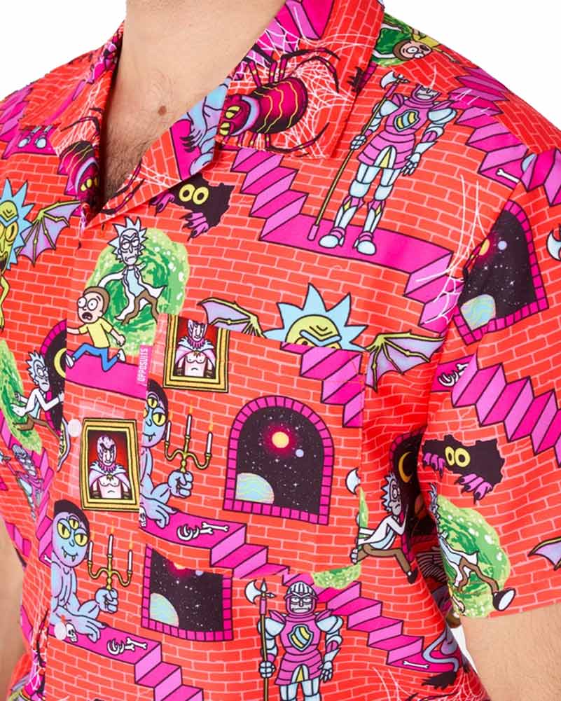 Opposuit Rick and Morty Surreal Summer Combo Swim Suit