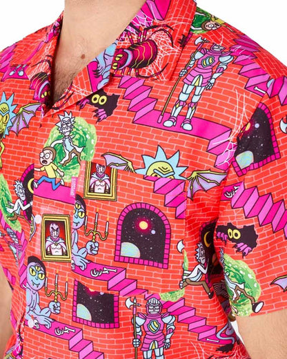 Opposuit Rick and Morty Surreal Summer Combo Swim Suit