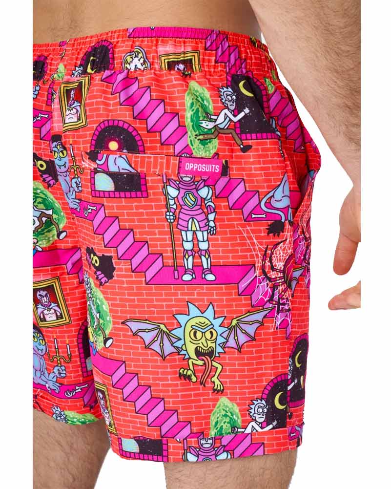 Opposuit Rick and Morty Surreal Summer Combo Swim Suit