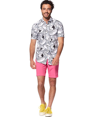 Opposuit Summer Bugs Bunny Mens Shirt