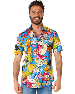 90s Opposuit Summer Nickelodeon Mens Shirt