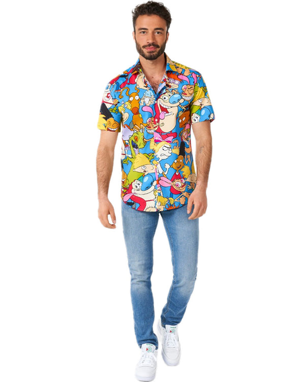 90s Opposuit Summer Nickelodeon Mens Shirt