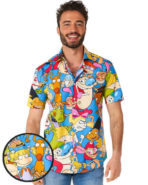 90s Opposuit Summer Nickelodeon Mens Shirt