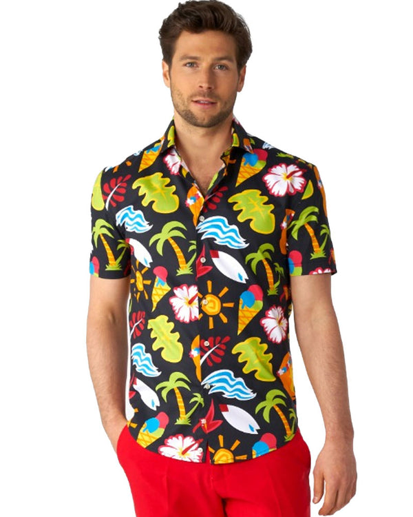 Opposuit Summer Tropical Thunder Mens Shirt