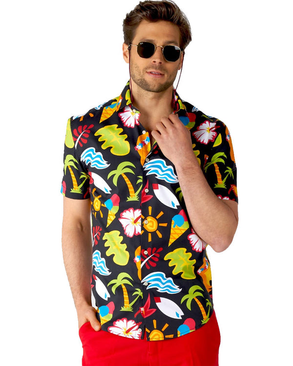 Opposuit Summer Tropical Thunder Mens Shirt