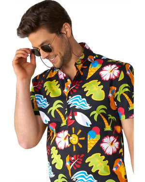 Opposuit Summer Tropical Thunder Mens Shirt