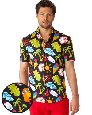 Opposuit Summer Tropical Thunder Mens Shirt