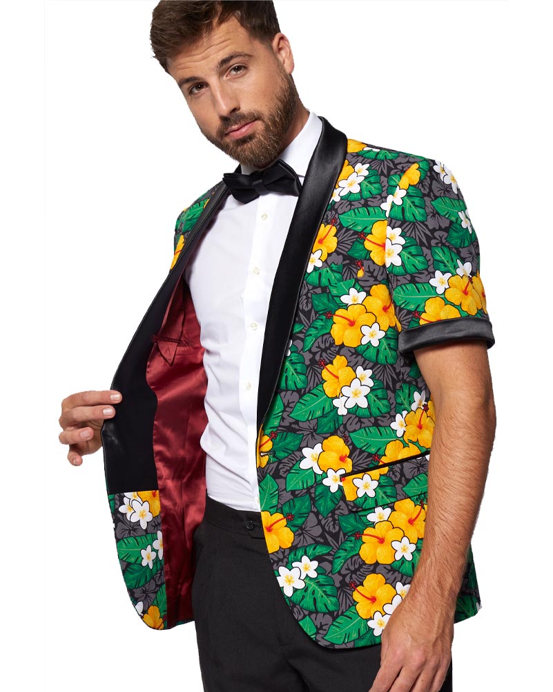 Opposuit Summer Tropical Treasure Tuxedo Premium Mens Costume