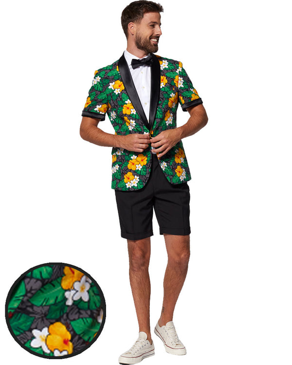Opposuit Summer Tropical Treasure Tuxedo Premium Mens Costume