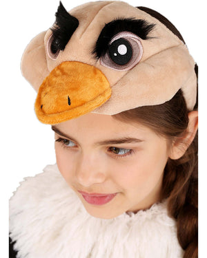 Ostrich Deluxe Plush Headband Collar and Tail Set