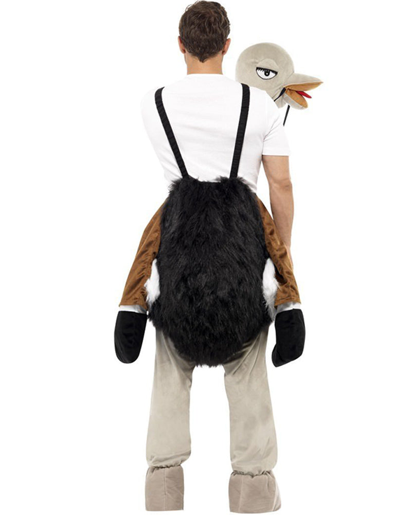 Ostrich Ride On Mens Costume