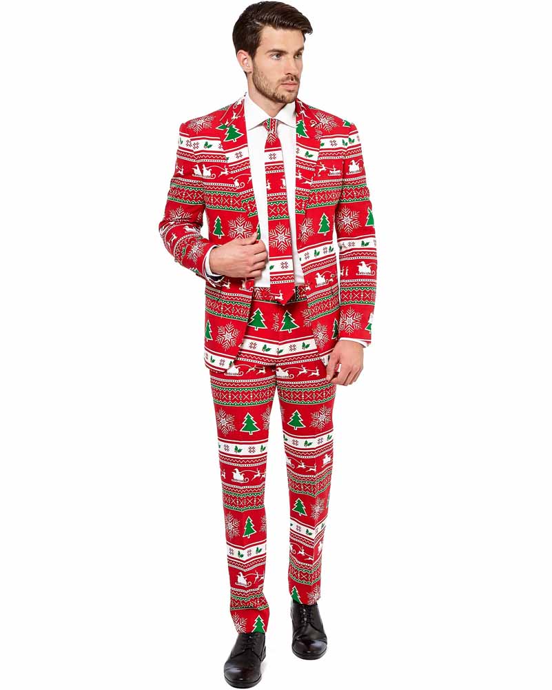 Christmas Opposuit Winter Wonderland Premium Mens Suit