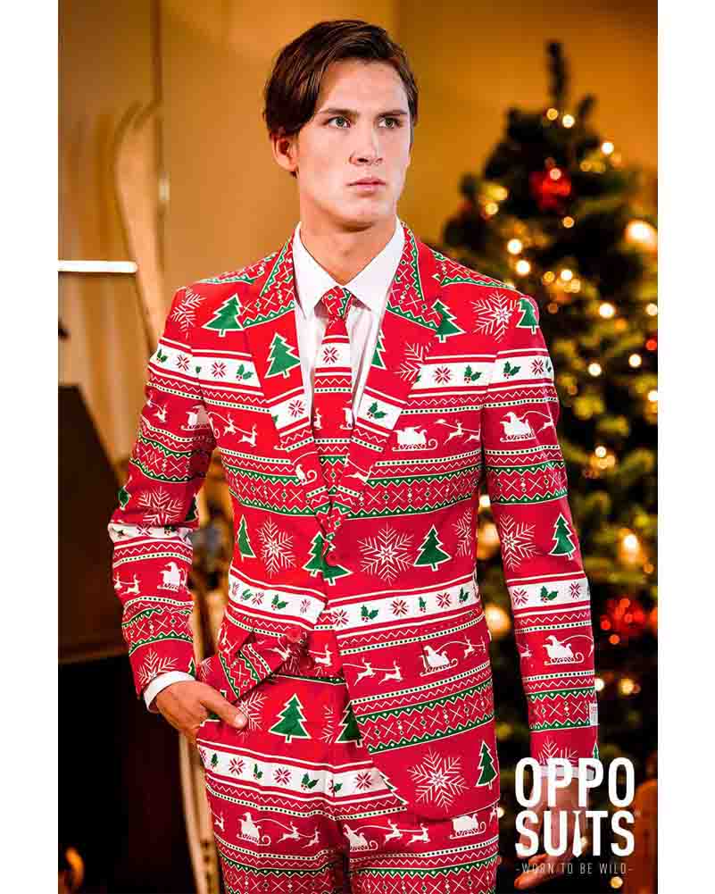 Christmas Opposuit Winter Wonderland Premium Mens Suit