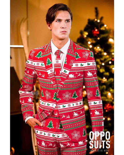 Christmas Opposuit Winter Wonderland Premium Mens Suit