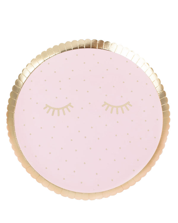 Pamper Party 21cm Round Paper Plates Pack of 8