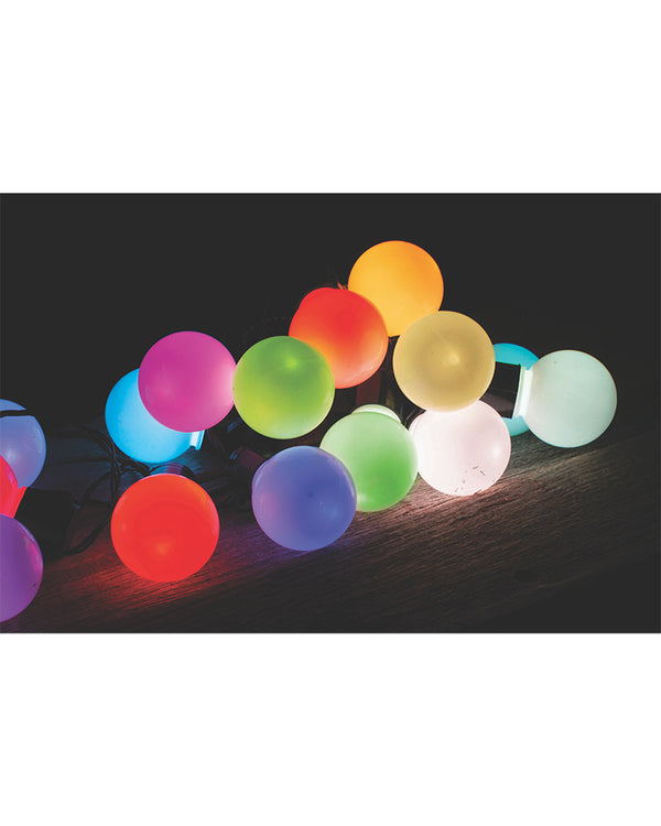 Party Globe Colour Changing LED Christmas Lights 40 Piece