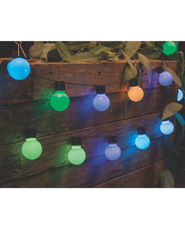 Party Globe Colour Changing LED Christmas Lights 40 Piece