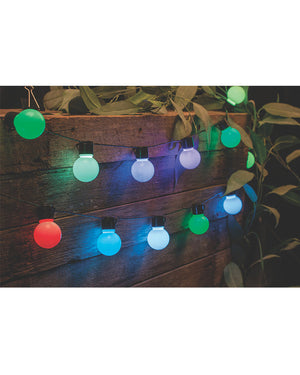 Party Globe Colour Changing LED Christmas Lights 40 Piece