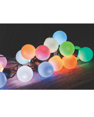 Party Globe Colour Changing LED Christmas Lights 40 Piece