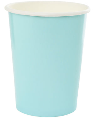 Pastel Blue 260ml Paper Cups Pack of 10