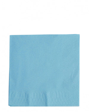 Pastel Blue Lunch Napkins Pack of 40