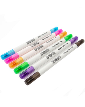 SPRINKS Pastel Colours Edible Food Pens Pack of 6