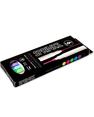 SPRINKS Pastel Colours Edible Food Pens Pack of 6