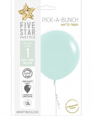 Pastel Green Matte Round 90cm Latex Balloon