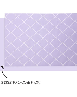 Pastel Lilac Reversible Table Runner