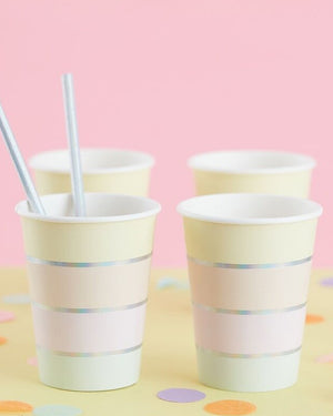 Pastel Party Paper Cups Pack of 8