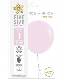 Pastel Pink Matte Round 90cm Latex Balloon
