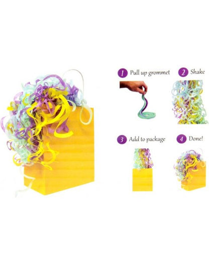 Pastel Tissue Filler or Hanging Swirl Decoration 1.2m
