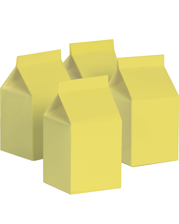 Pastel Yellow Milk Box Pack of 10